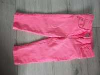 Spodnie jeansowe dla dziewczynki 86 różowe kanz