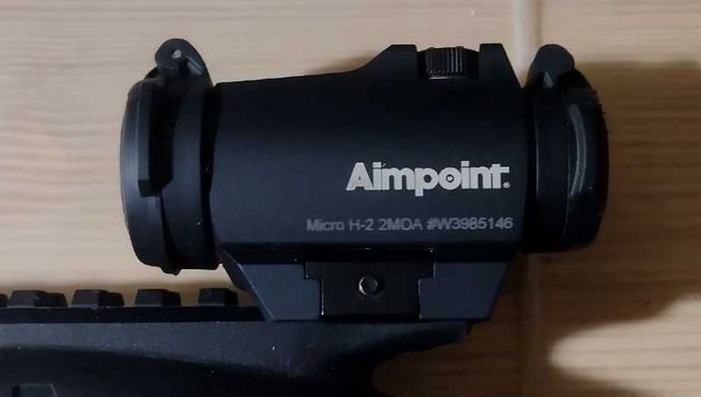 Коліматорний приціл Aimpoint Micro H-2 на Weaver / Picatinny