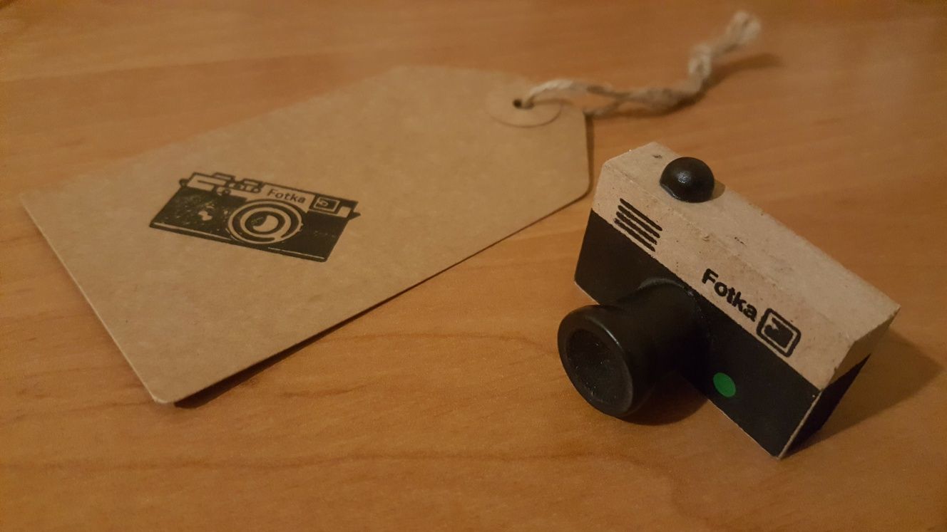 Retro stempel, pieczontka aparat