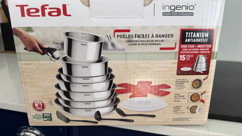 Garnki tefal Ingenio Cook Eat 15 elementow