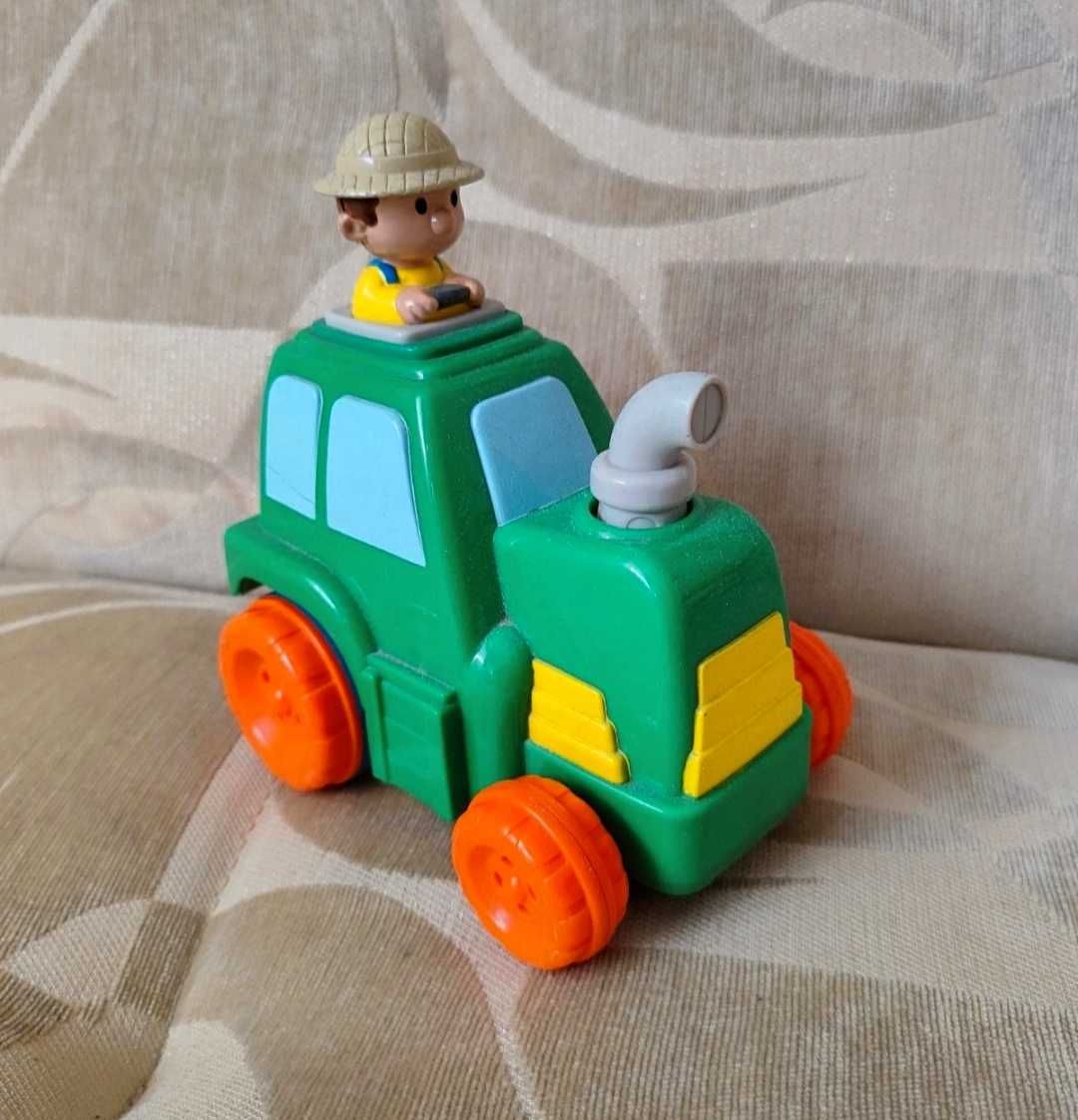 Traktor pojazd zabawka Elefun