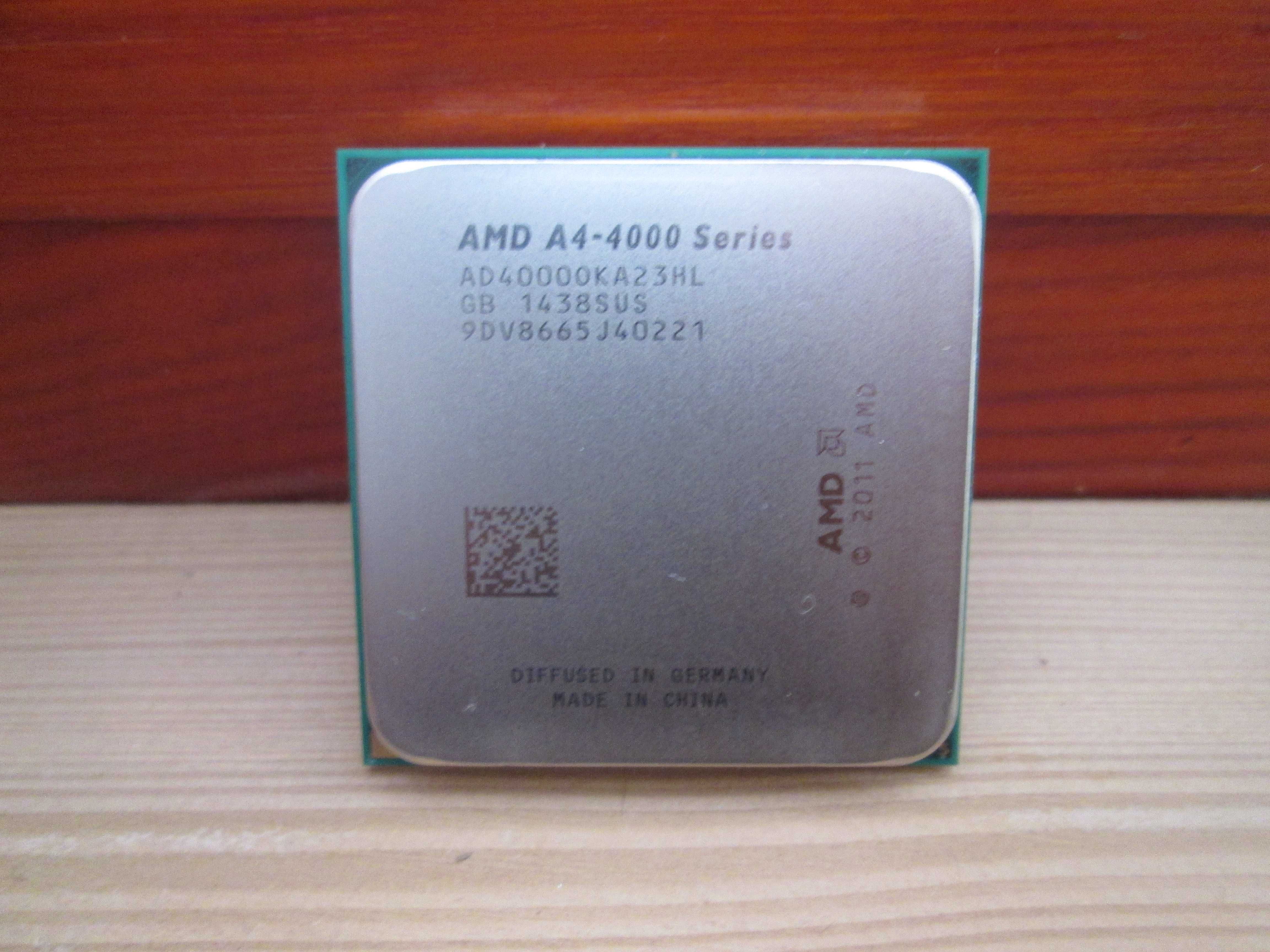 AMD A-4 4000 | 3 - 3.2 GHz | AMD Radeon HD7480D