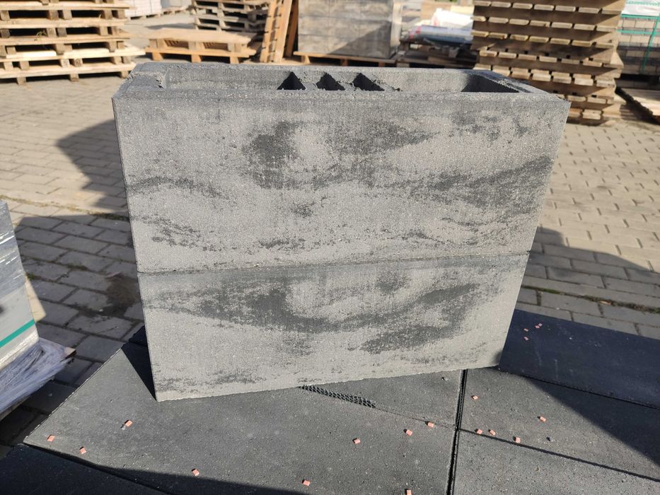 Bloczek pustak ogrodzeniowy NOX 50x20x20h gładki Konekt GNIEZNO