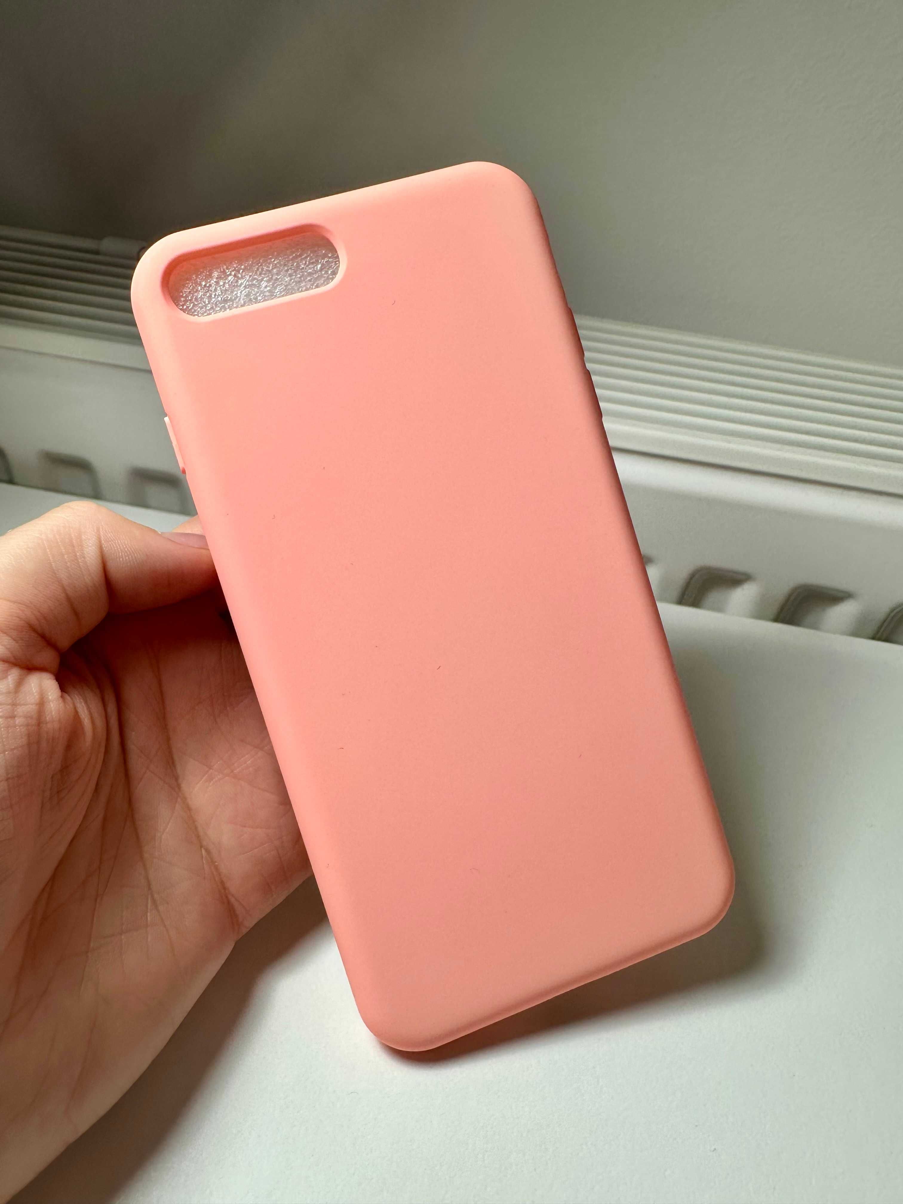 3 Nowe Etui, Case, Obudowa iPhone 7/8 Plus +, przezroczyste, złote