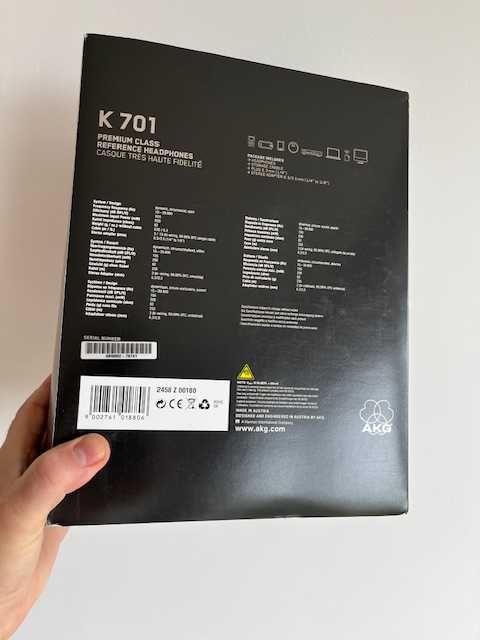 Słuchawki AKG K701 Made in Austria - NOS New Old Stock!