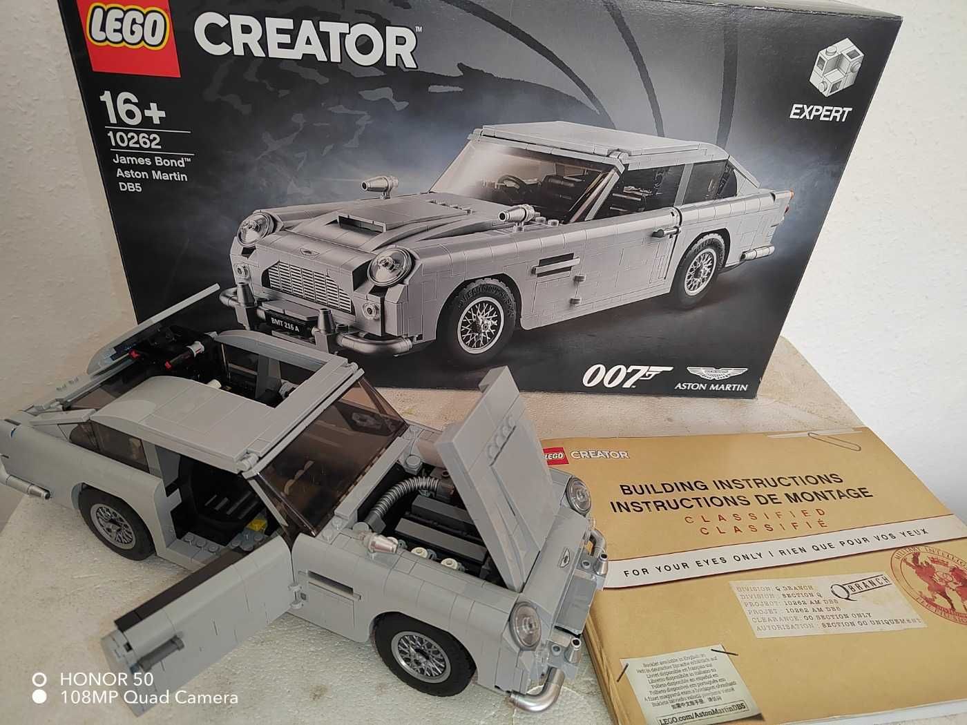 Весь комплект Lego Creator Expert 10262 James Bond Aston Martin DB5
