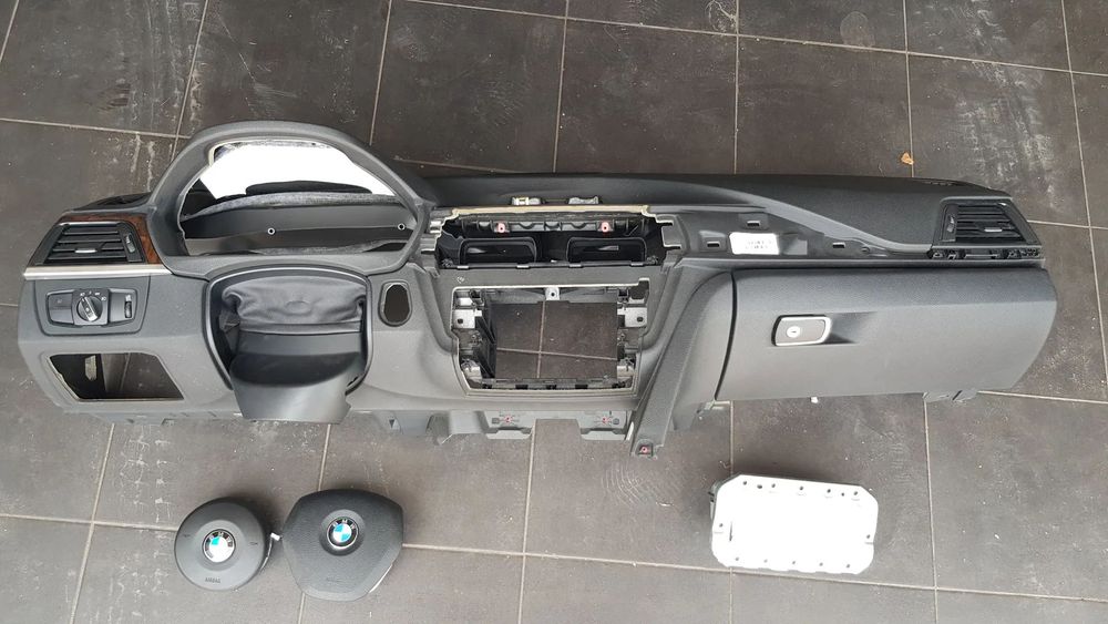 deska konsola poduszki airbag EU USA bmw f30 f31 f32 f33 f36