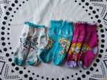 3 pary skarpetek dziewczęcych 27-28, 29-30 Butik Kraina Lodu Anna Elsa