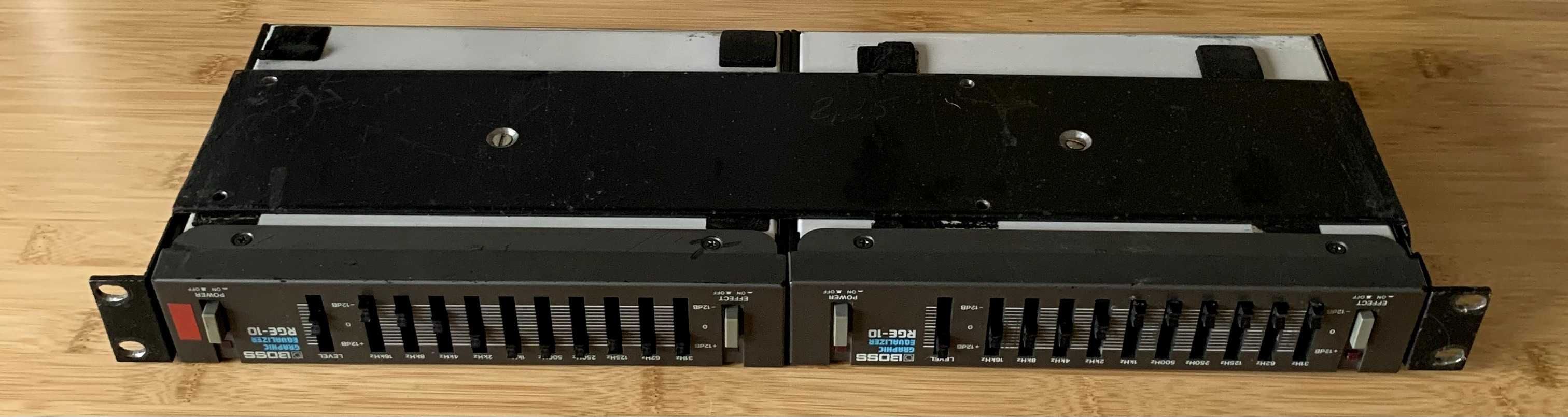 Boss RGE-10 Equalizer Korektor graficzny rack 2 sztuki