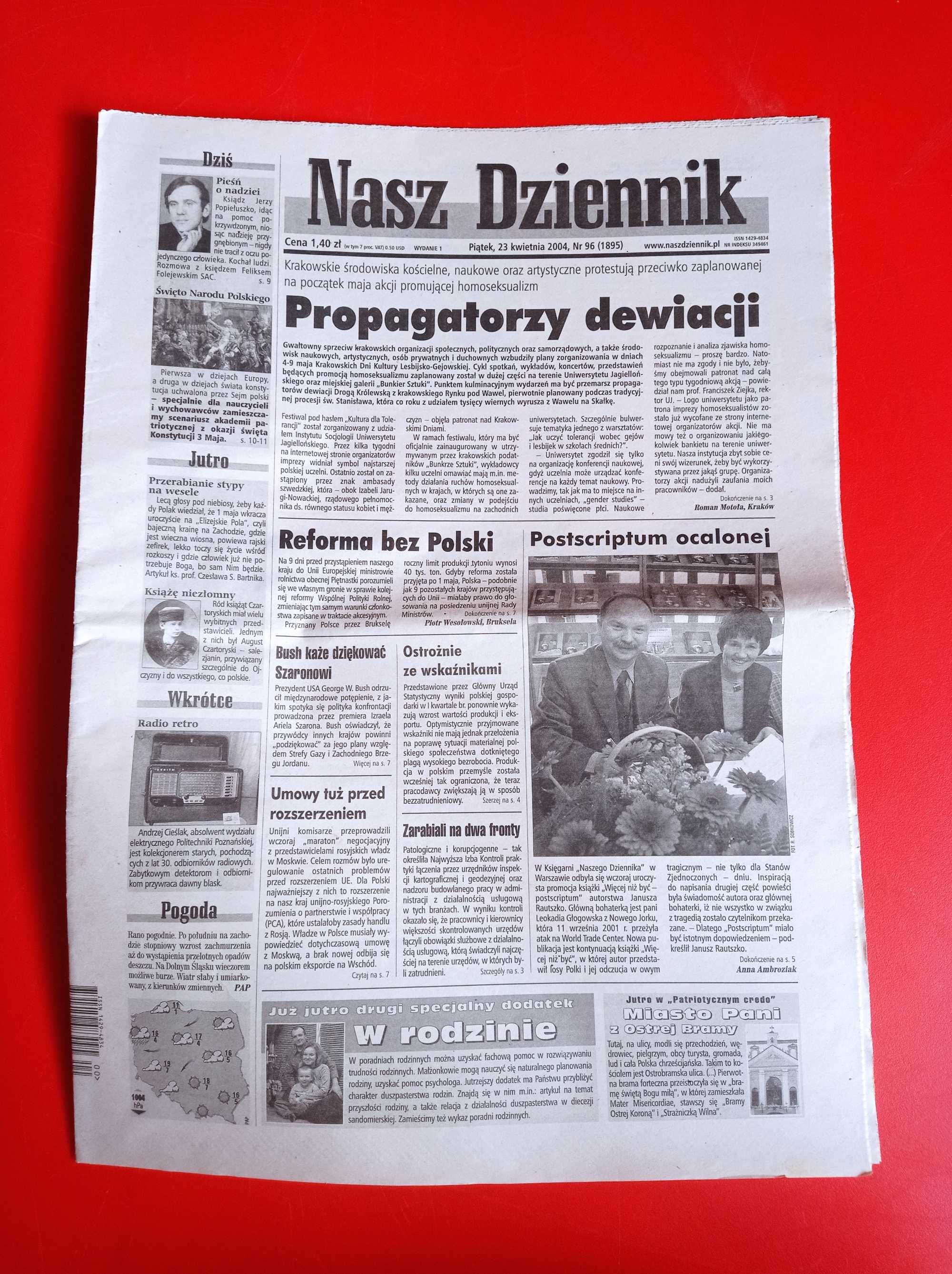 Nasz Dziennik, nr 96/2004, 23 kwietnia 2004
