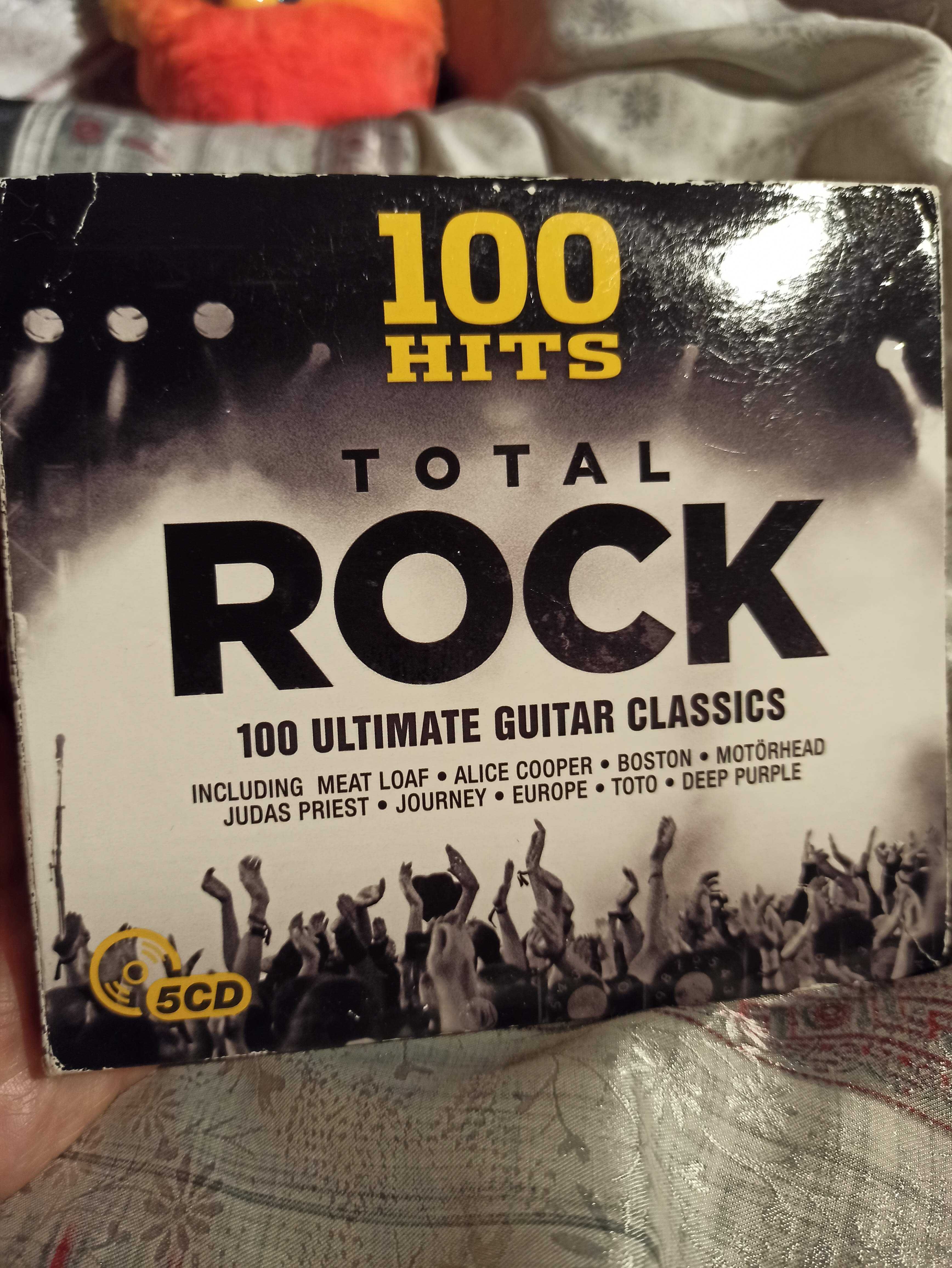 Диск cd 100 hits total Rock 5штук