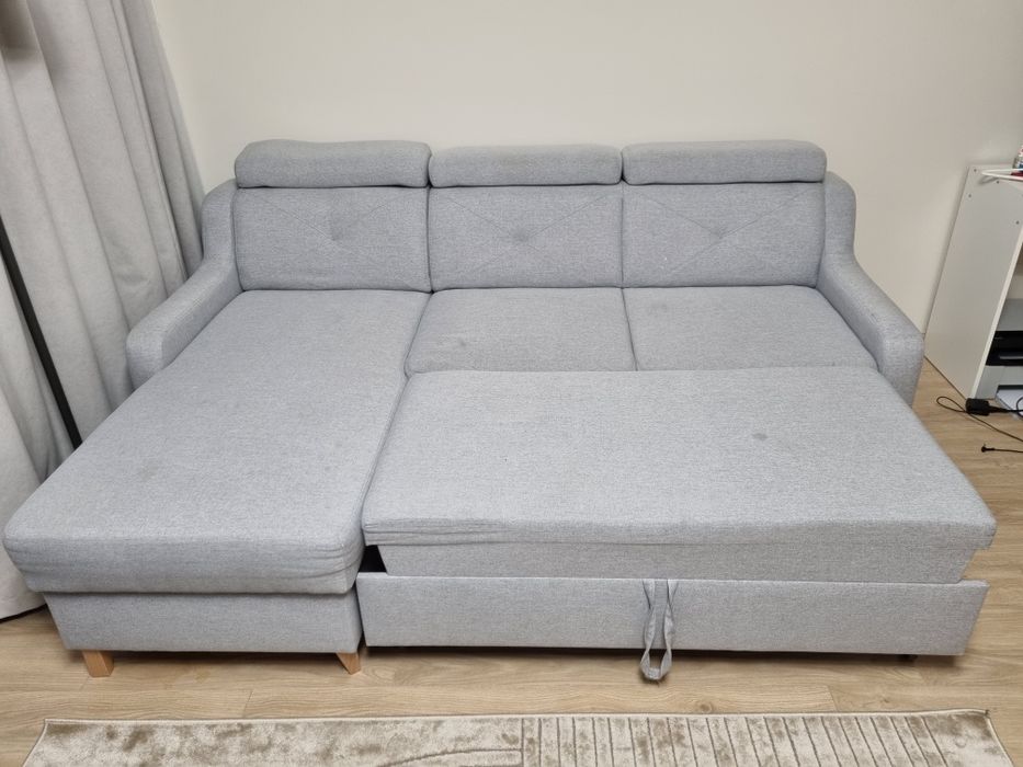 Kanapa łóżko sofa narożnik z funkcją spania. Stan dobry