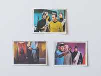 3 cromos STAR TREK O Caminho das Estrelas (Acropole) antigos | lote