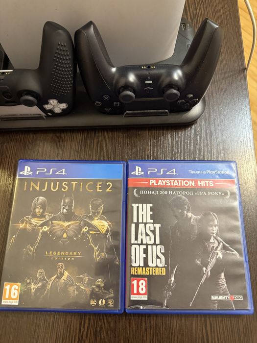 2 ігри для PS4: The Last of Us Remastered + Injustice 2