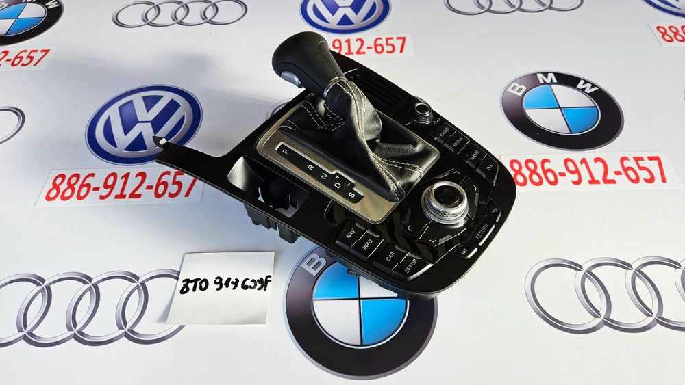 Audi A5 8T A4 B8 Panel sterownia MMI Włącznik Sterowanie  Gałka zmiany biegów 8T0919609F