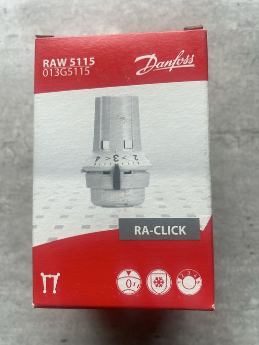 Głowica termostatyczna Danfoss RA-CLICK model RAW515