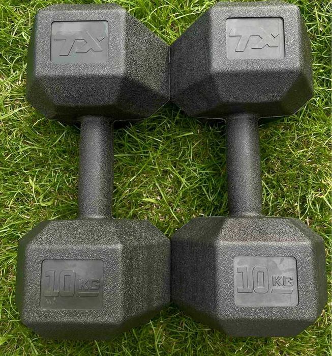 Hantle hantelki ciężarki zestaw do ćwiczeń 2x10kg Trex Sport
