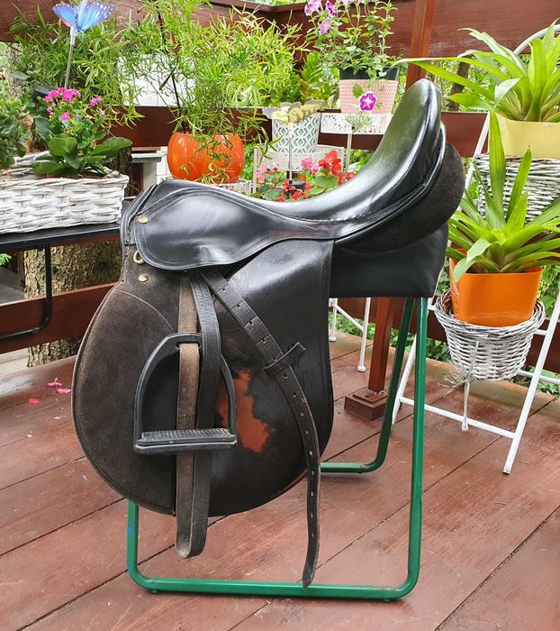 Siodło angielskie skórzane
