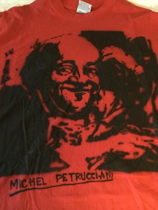 Koszulka,t-shirt ręcznie malowana Michel Petrucciani