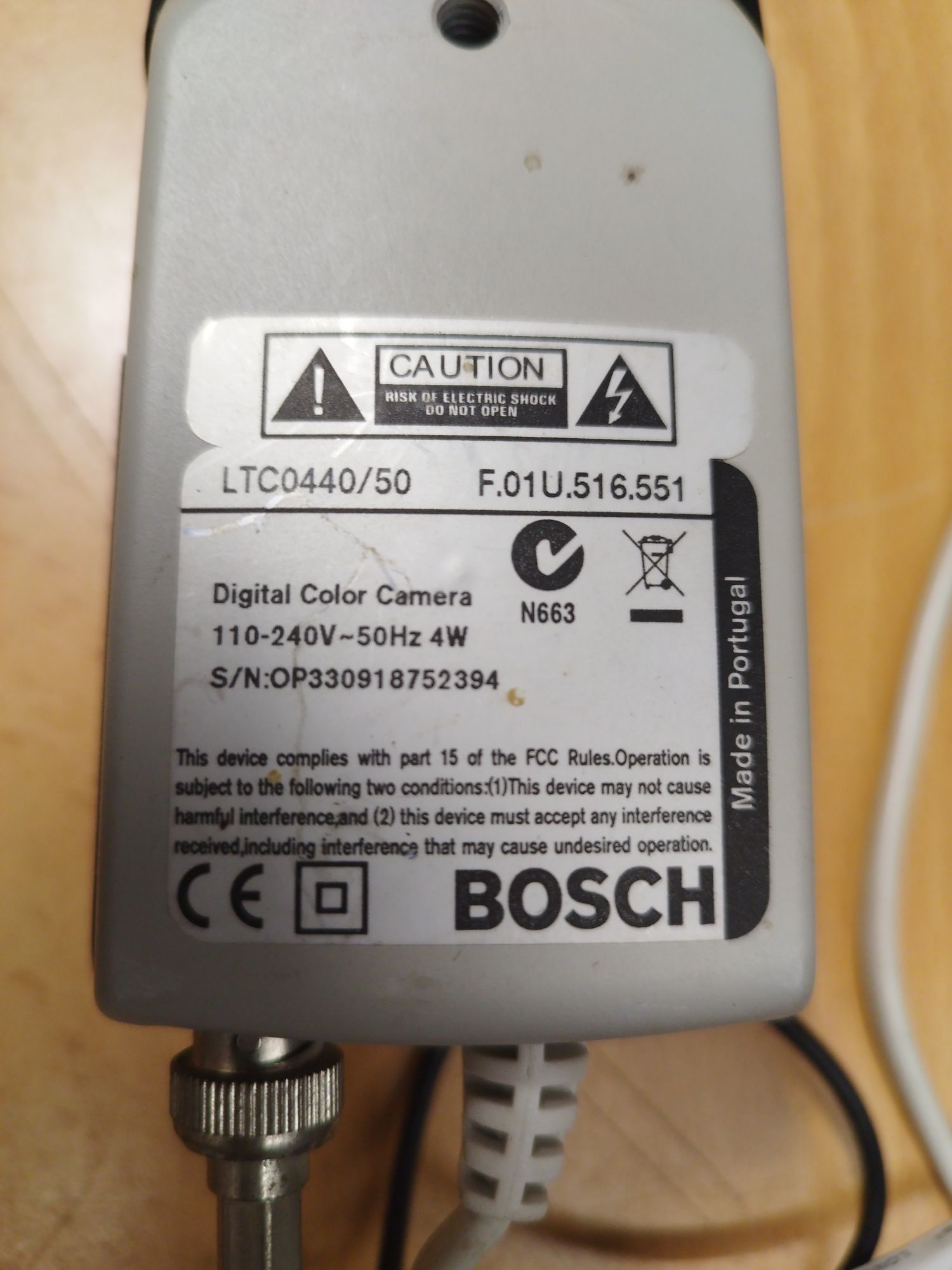 Câmara videovigilância Bosch