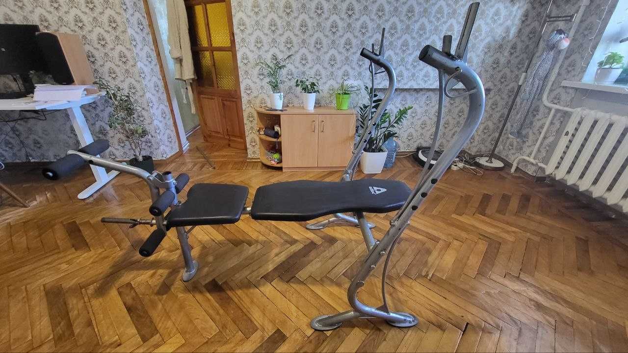 Лавка регулируемая для жима штанги и тренировки ног