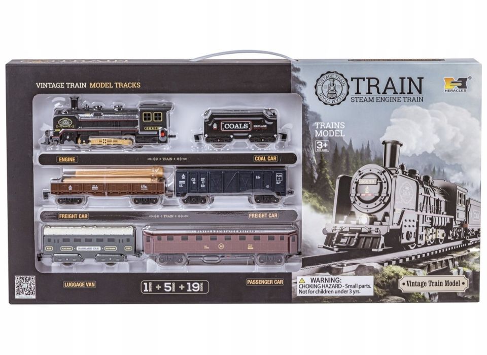 Залізниця железная дорога поїзд + 5 вагонів