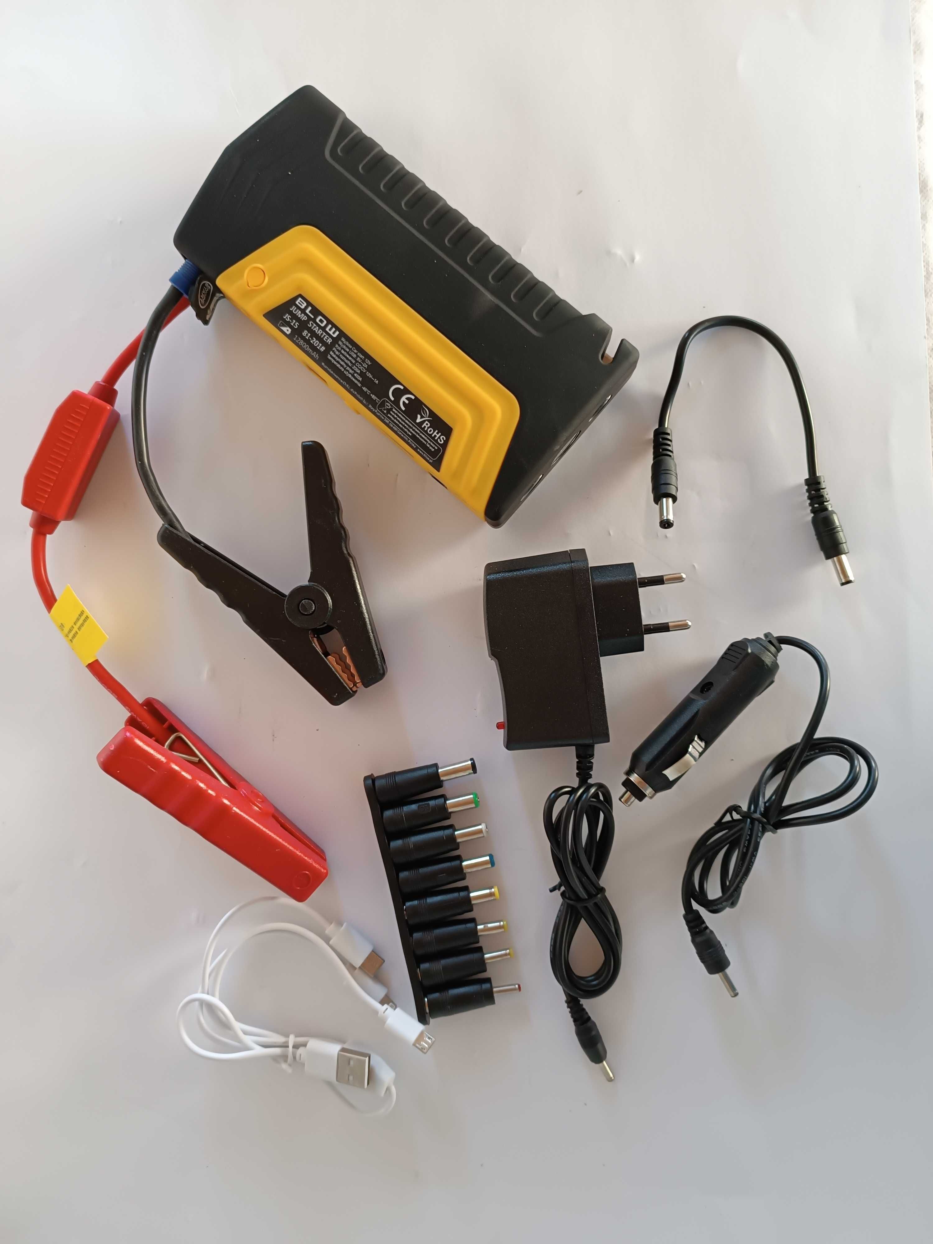 Jump starter Powerbank 12800 mAh Blow JS-19 бустер пусковий пристрій