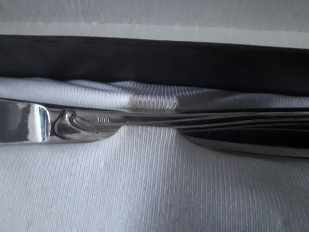 Stary zestaw International Silver do serwowania ciast Włochy