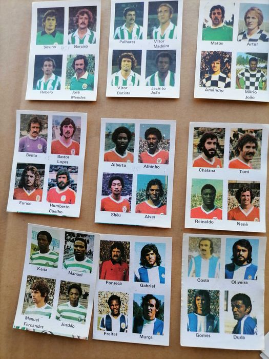 Cromos Coleção d' Bola 1979/80 Clube do Cromo