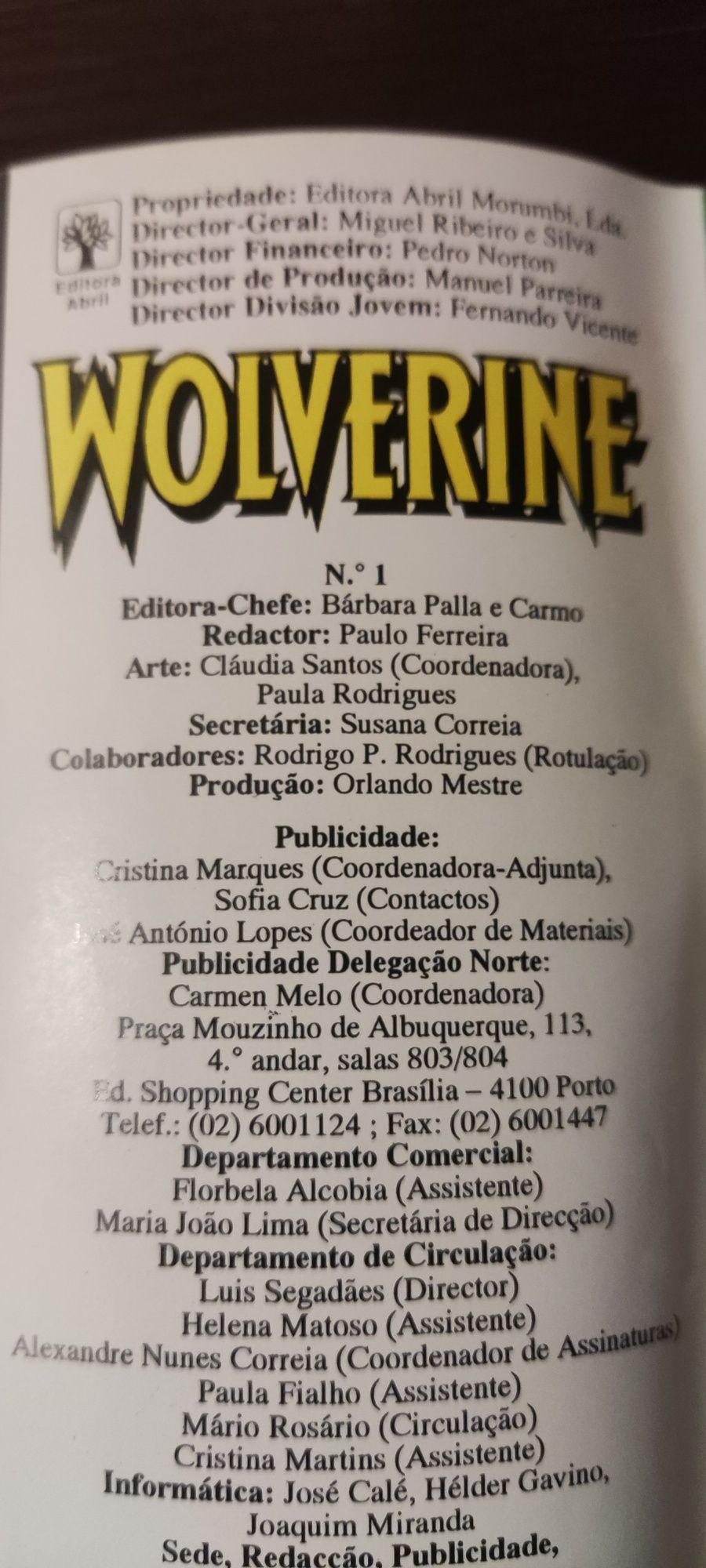 Wolverine N 1 da Marvel Comics