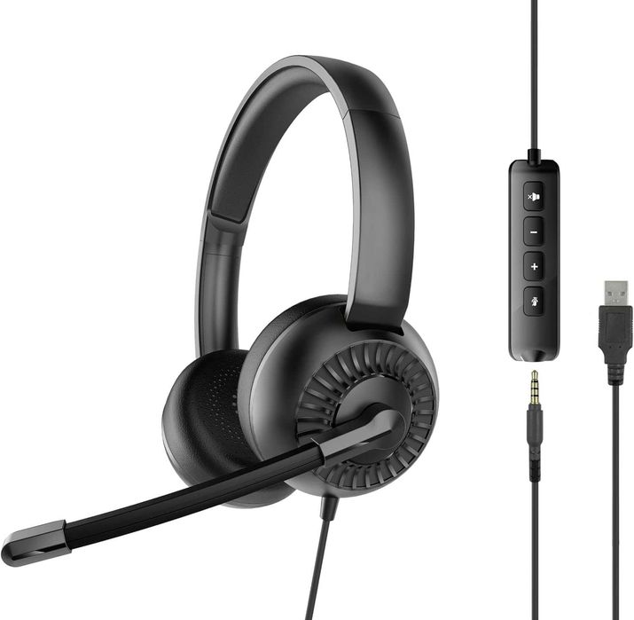 Speedlink METIS USB  przewodowy zestaw słuchawkowy stereo z mikrofonem