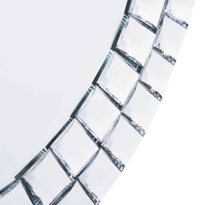 vidaXL Lustro ścienne, 60 cm, szkło hartowane
