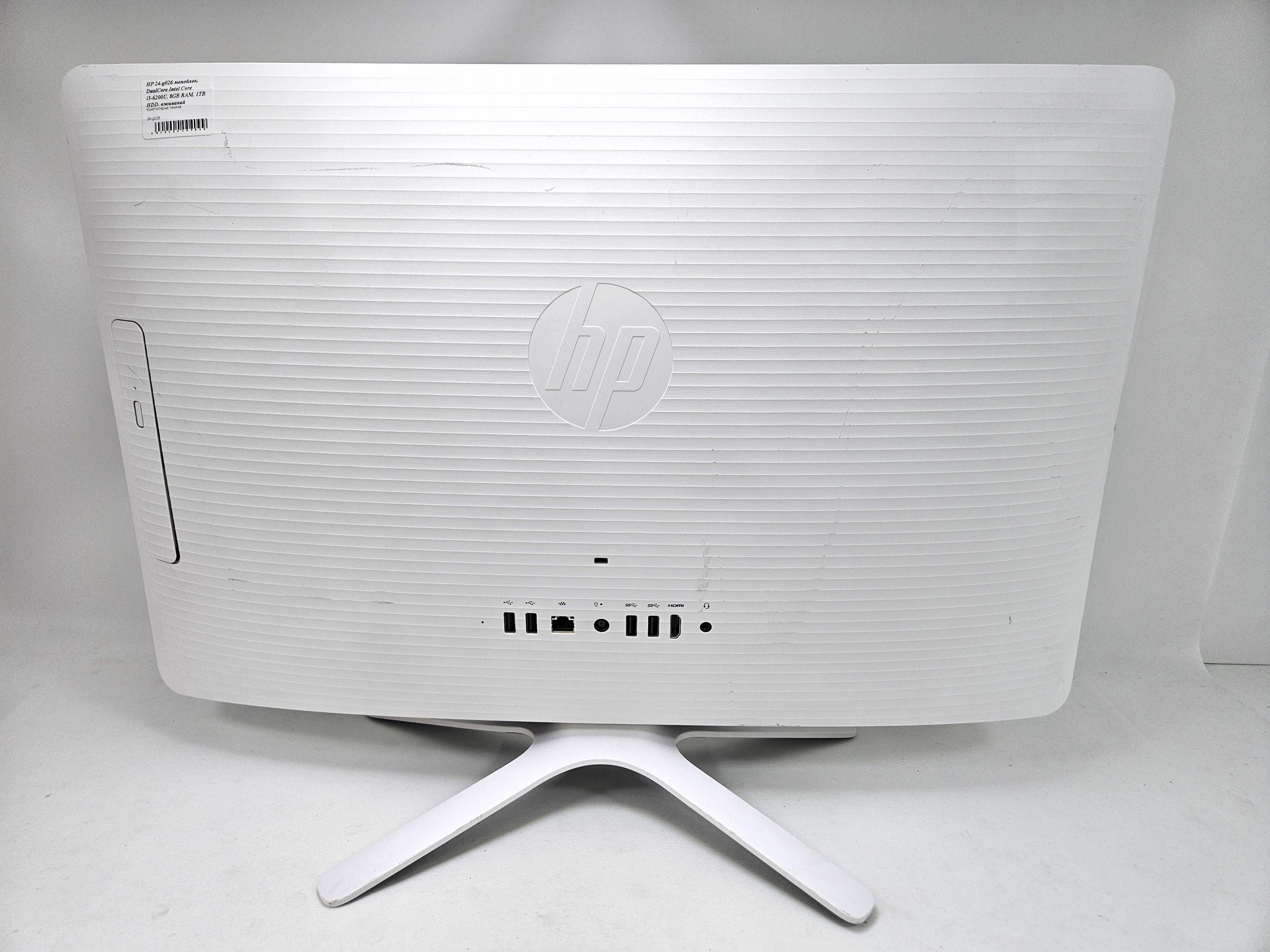 HP 24-G026 моноблок 24" FHD I5-6200/8GB DDR4/1Tb HDD/WiFi