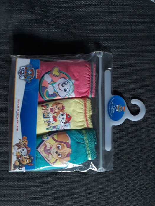 Nowe majteczki bawełniane dla dziewczynki 3-4 latka psi patrol skye