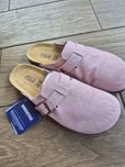 Różowe klapki birkenstock Boston 38r.