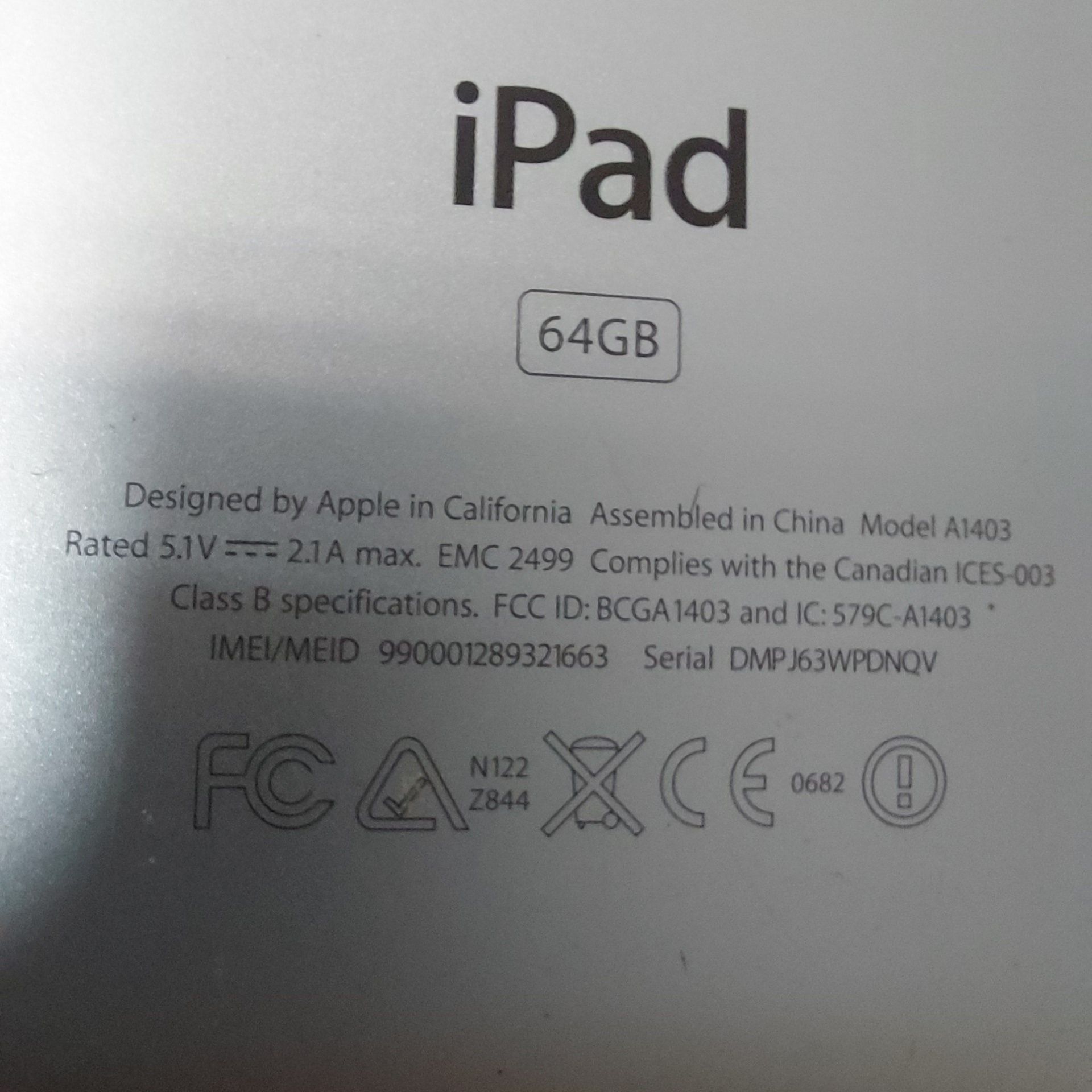 Планшет  iPad a1403 64gb