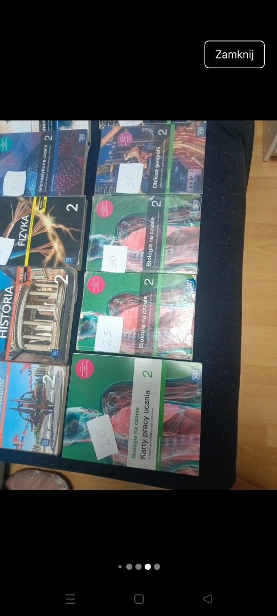Książki 2 klasa liceum komplet zestaw