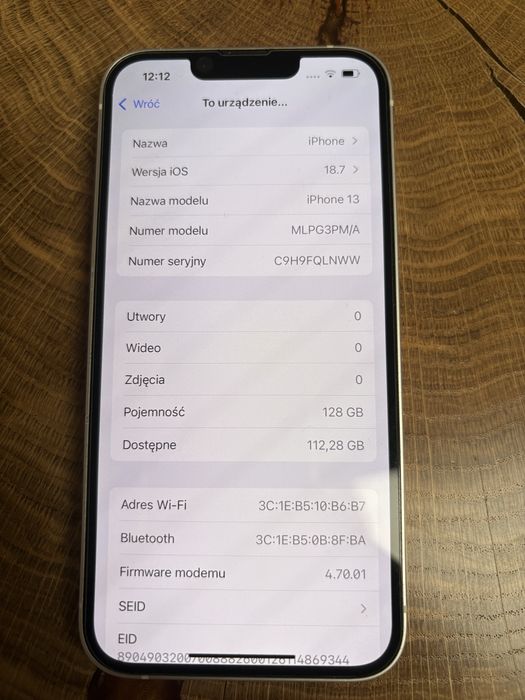 Iphone 13 biały