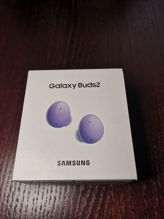 Słuchawka lewa Samsung galaxy buds 2 fioletowa plus etui ładujące.