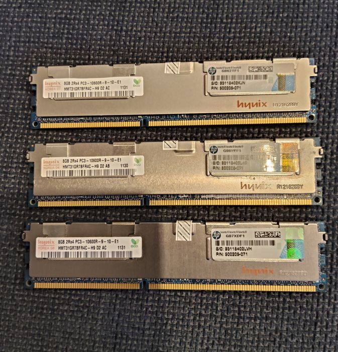 Kość pamięci RAM 8 GB DDR3 Hynix/HP