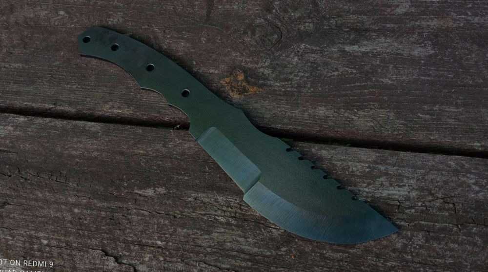 Klinga Tracker Nóż Ręcznie Robiony 50HF Knifemaking Custom
