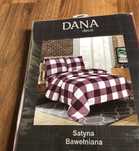 Komplet pościeli Dana Deco Bawełna Satyna 160x200  Krata podwójna