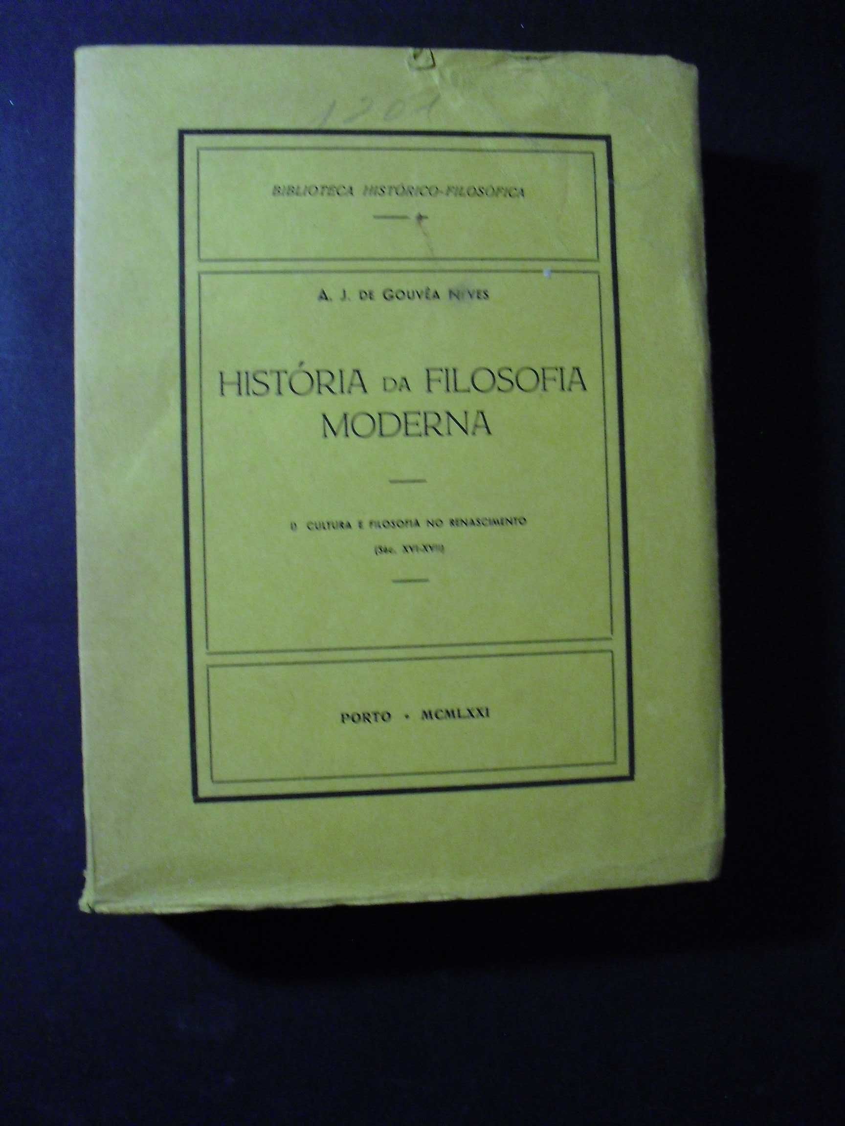 A.J DE GOUVÊA NEVES-HISTÓRIA DA FILOSOFIA MODERNA