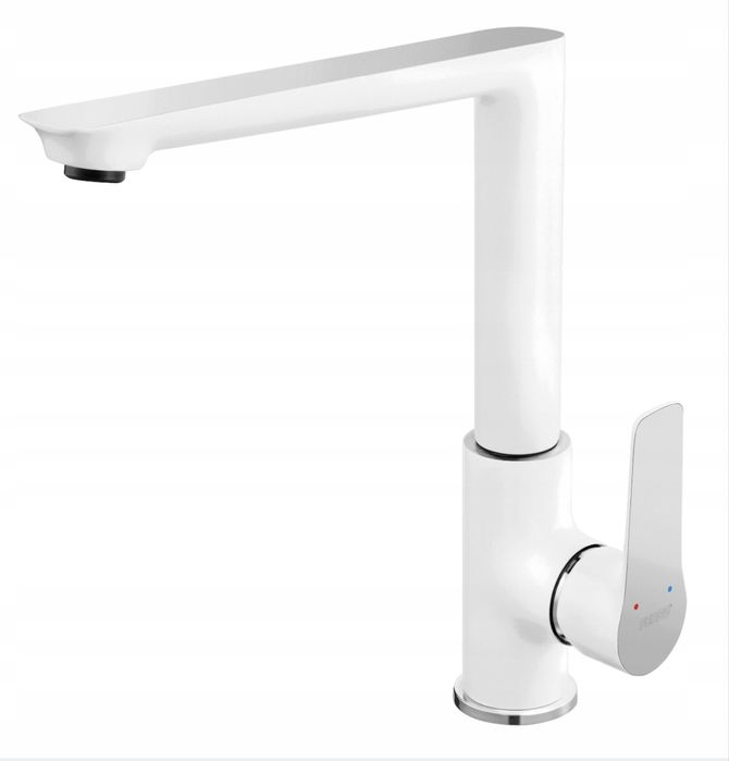 FERRO ADORE bateria kuchenna stojąca, chrom/biała