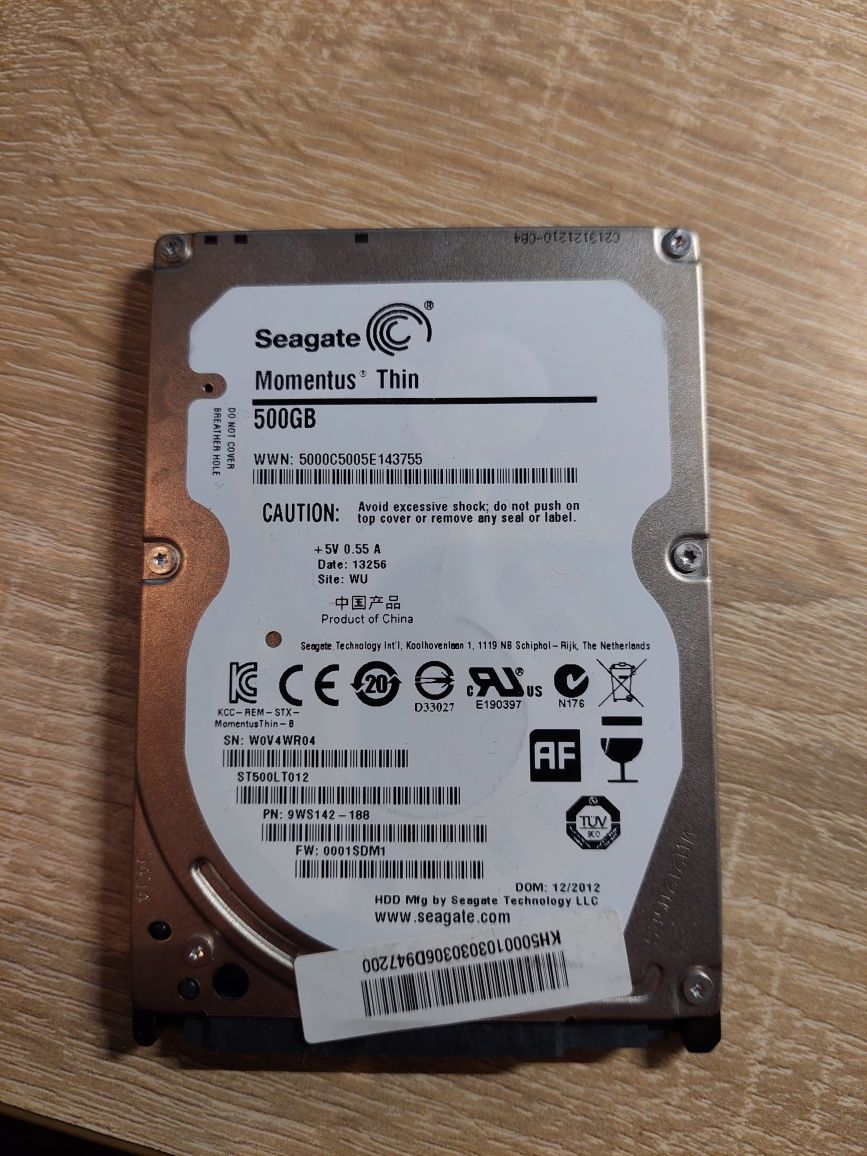 Жорсткий диск HDD для ноутбука 2.5" WD 320GB/500GB