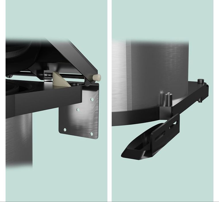 Kosz na śmieci do zabudowy, 12 l, kosz obrotowy, pod umywalkę, zlew