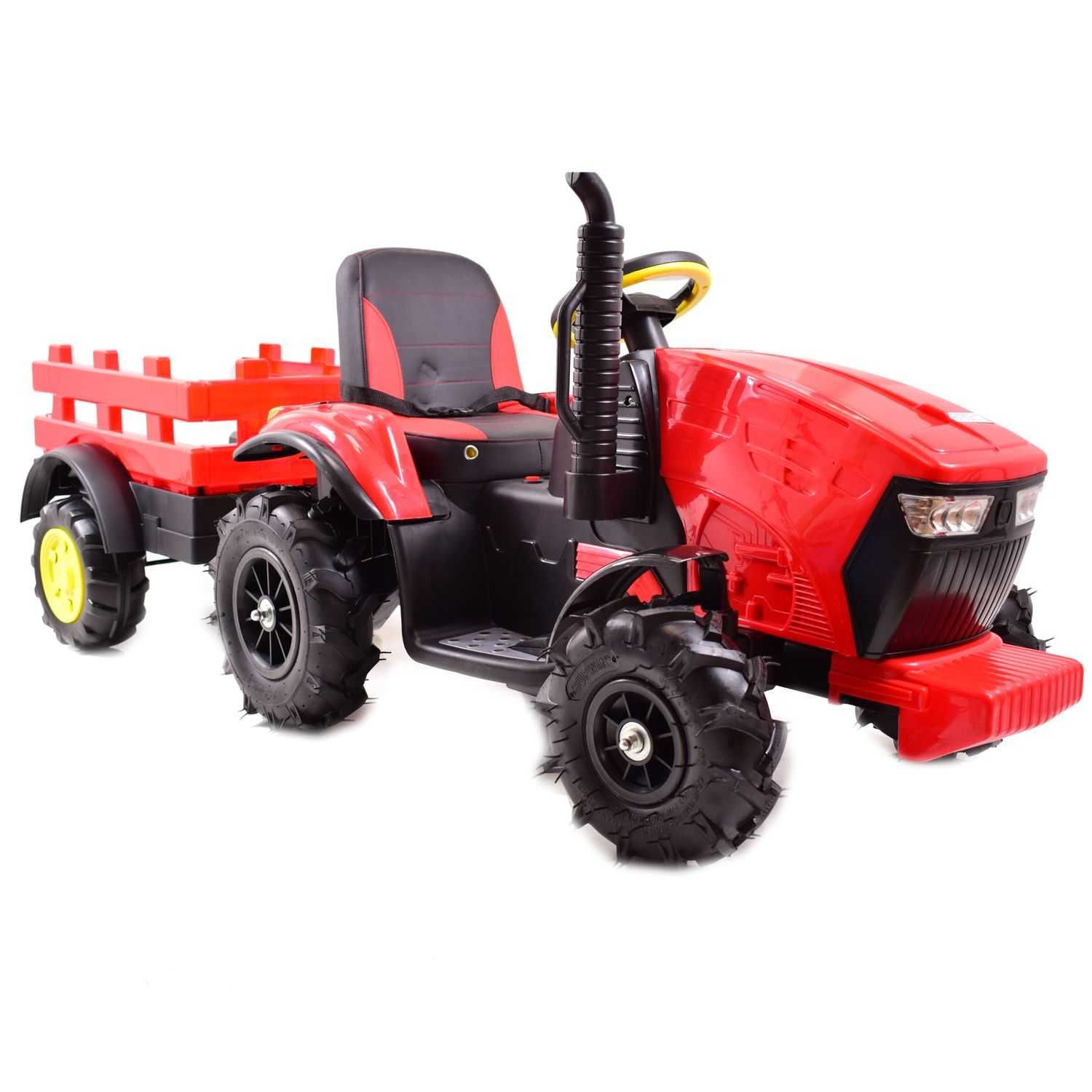 Mega Traktor Z Przyczepą, Koła Pompowane, /Tt99D