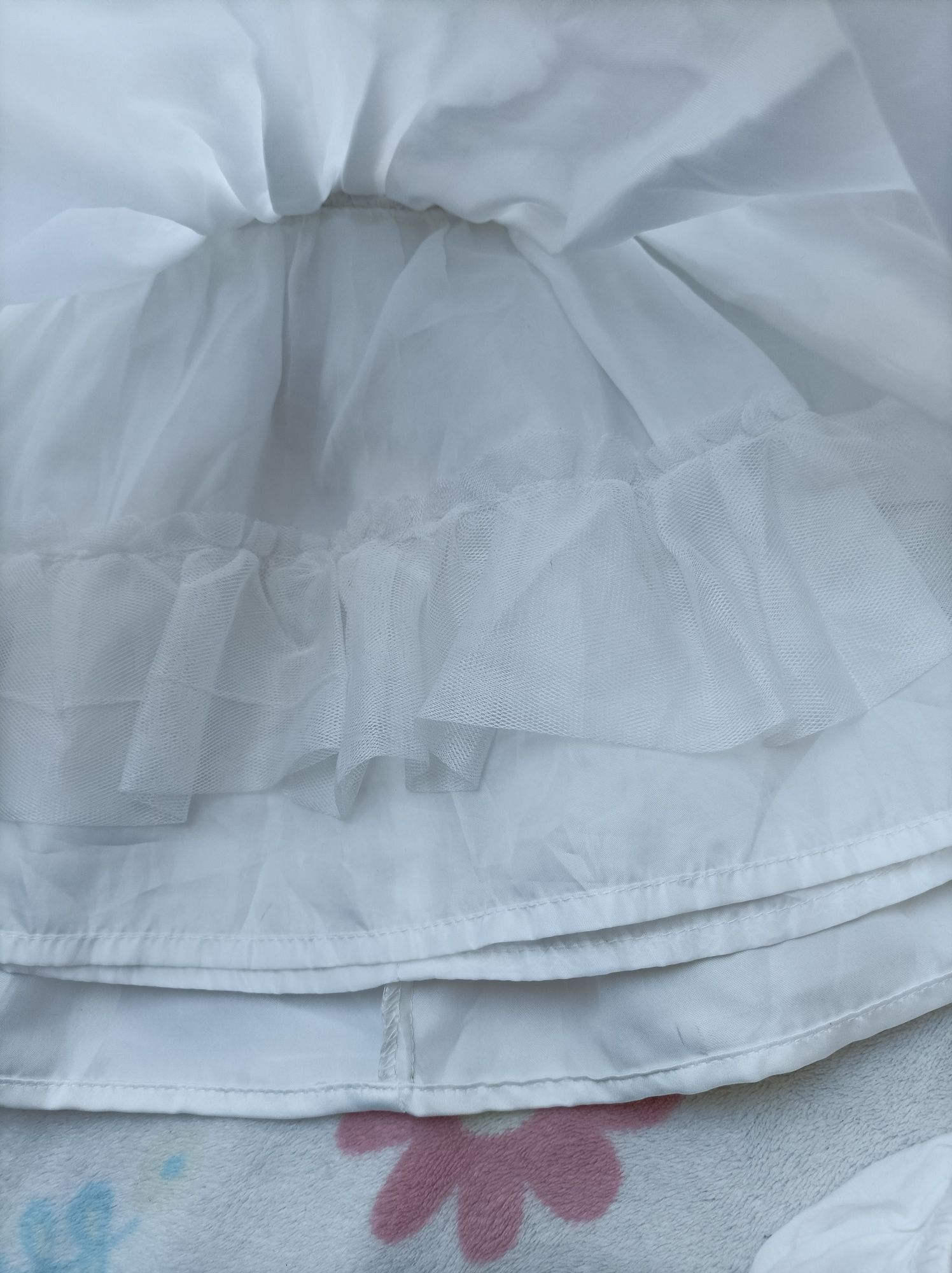 Cool club biała elegancka sukienka do chrztu 6-9 m 74 cm