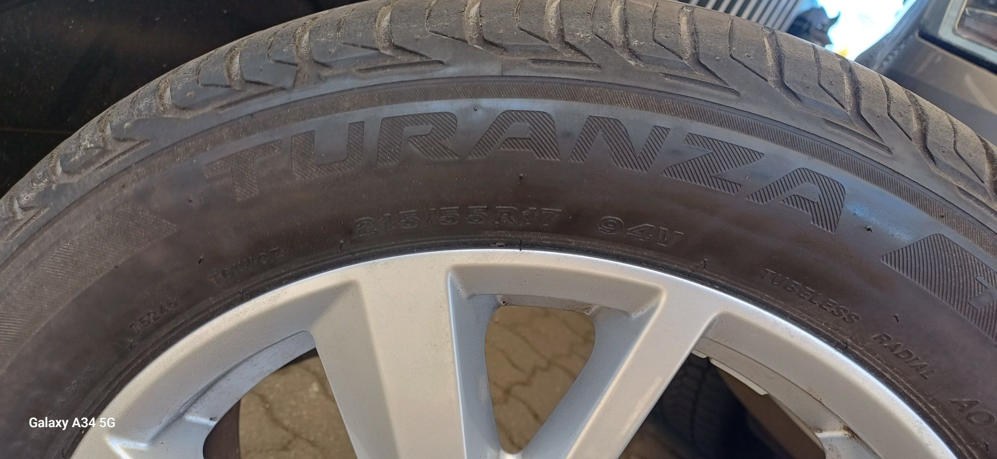 ALUFELGI koła opony AUDI Q2 215/55/17 LATO  81A601025C ET45 5x112 OE