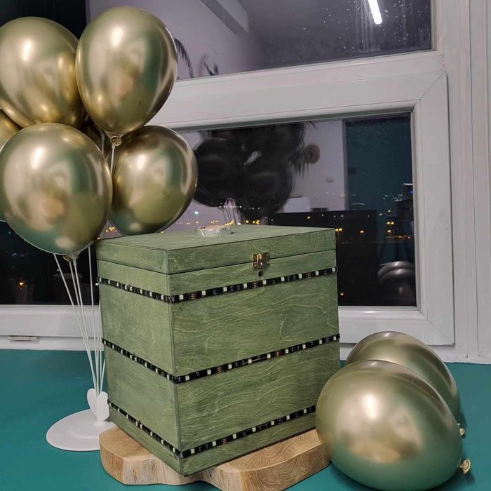 Tykająca bomba wybuchające pudełko zabawa weselna DJ zespół wysyłka KR